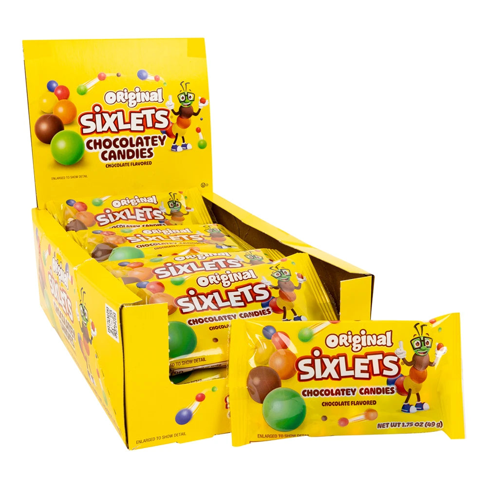 Sixlets Candy 1.75oz Bags - CandyStore.com Sixlets Candy 1.75oz Bags - CandyStore.com