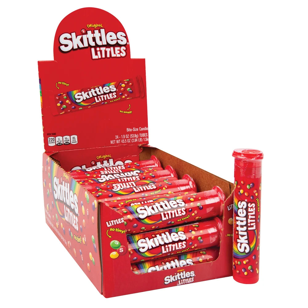 Skittles Littles Tubes 24ct 