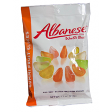 Albanese Assorted Fruit Slices Peg Bags - 12ct CandyStore.com