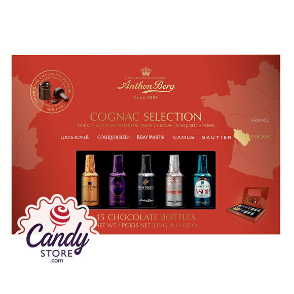 Anthon Berg 15-Piece Cognac Collection 8.11oz Boxes - 9ct CandyStore.com