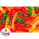Assorted Fruit Gummi Worms Large - 5lb CandyStore.com
