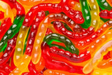Assorted Fruit Gummi Worms Large - 5lb CandyStore.com