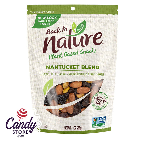 Back To Nature Nantucket Blend Trail Mix 10oz Pouch - 9ct CandyStore.com