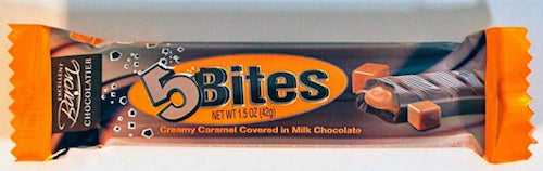 Baron 5 Bites Milk Chocolate Caramel - 12ct CandyStore.com