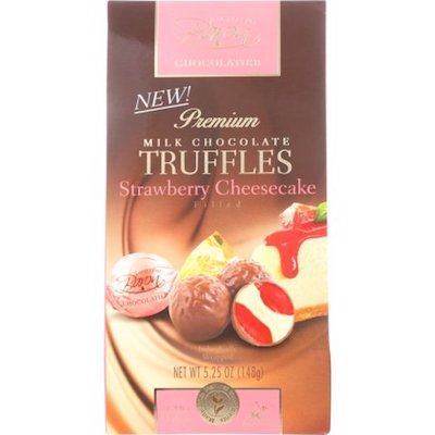 Baron Premium Milk Chocolate Truffles with Strawberry Cheesecake Bags - 6ct CandyStore.com
