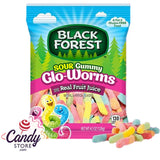 Black Forest Sour Gummy Glo-Worms - 12ct CandyStore.com