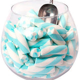 Blue Puffy Poles Marshmallow Twists - 2.2lb CandyStore.com