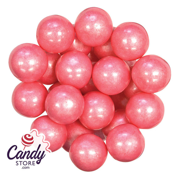 Bright Pink Shimmer Gumballs 1-Inch - 12lb CandyStore.com