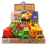 Bubble Dozer Bubblegum-Filled Trucks - 12ct CandyStore.com