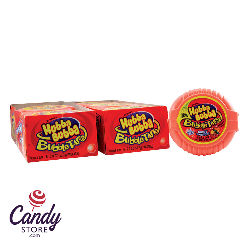 Bubble Tape Tangy Tropic Hubba Bubba 12ct