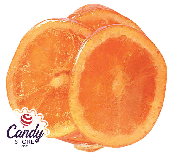 Candied Orange Slices Glace - 11lb Bulk CandyStore.com