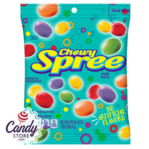 Chewy Spree Candy Peg Bags 7oz - 12ct CandyStore.com