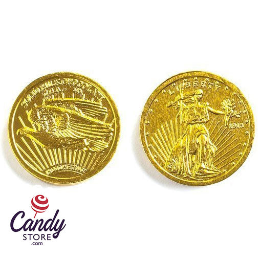 Chocolate Gold Coins Foil-Covered Medium 1 1/4