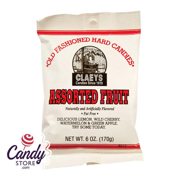 Claey's Assorted Fruit Drop Bags - 24ct CandyStore.com