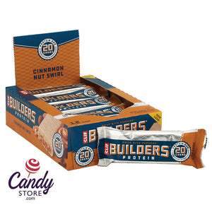 Clif Bars Builder's Cinnamon Nut Swirl 2.4oz - 12ct CandyStore.com