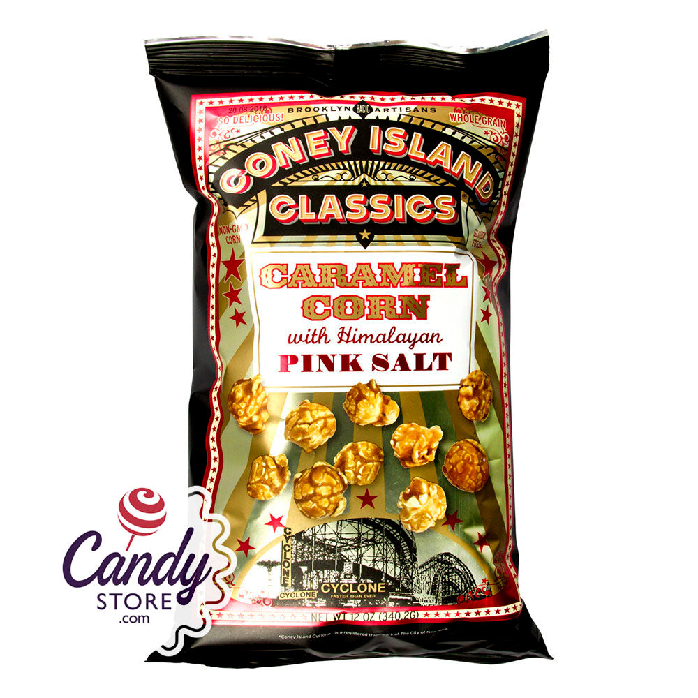 Coney Island Classics Caramel Corn Kettle Corn 12oz Bags 12ct