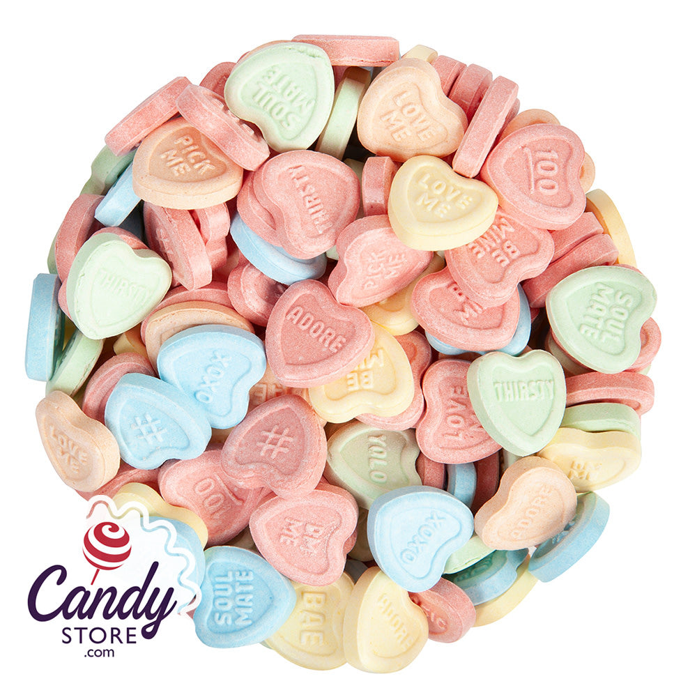 Conversation Hearts Candy - 13.5lb Bulk