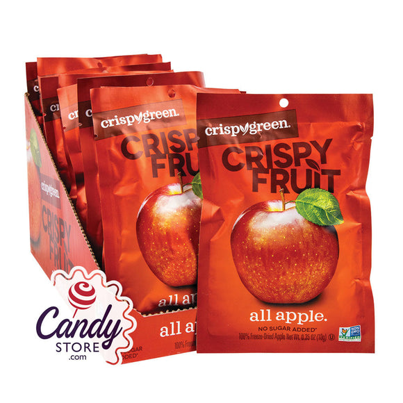 Crispy Green Crispy Fruit Apple 0.35oz Bags - 24ct CandyStore.com
