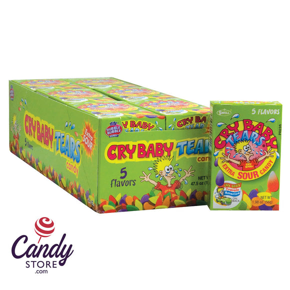 Cry Baby Tears Extra Sour Candy - 24ct CandyStore.com