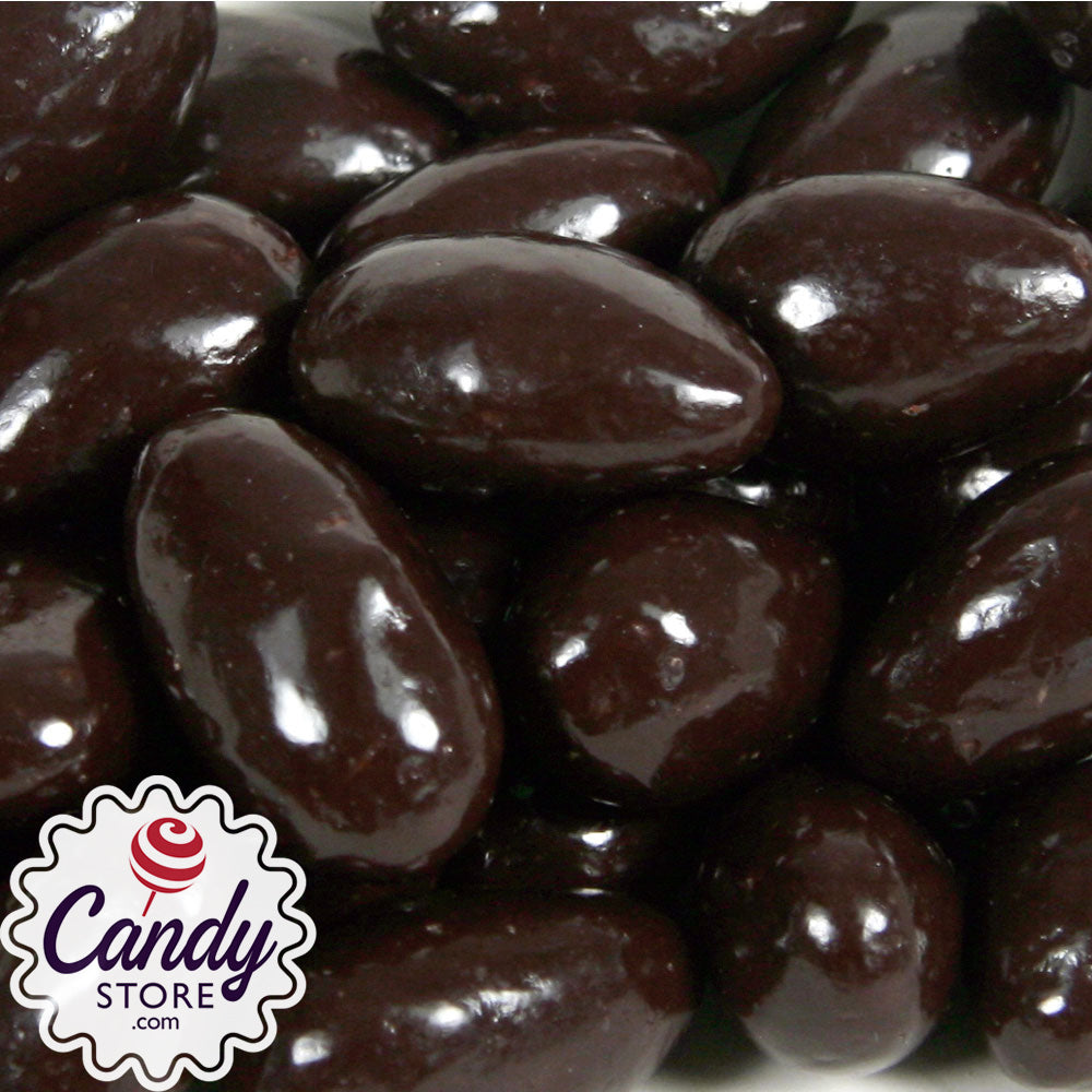 Dark Chocolate Covered Almonds 10lb Bulk