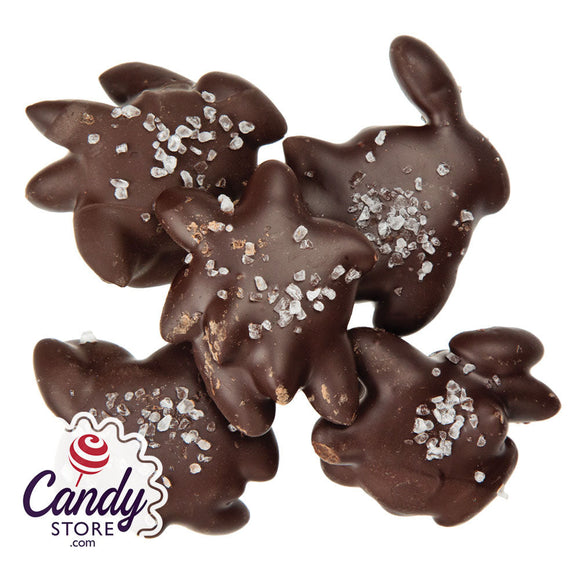 Dark Chocolate Sea Salt Almond Turtles - 5lb CandyStore.com
