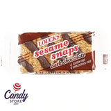 Dark Chocolate Sesame Seed Snaps - 24ct CandyStore.com