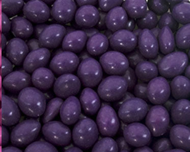 Dark Purple Chocolate Almonds 5lb CandyStore.com