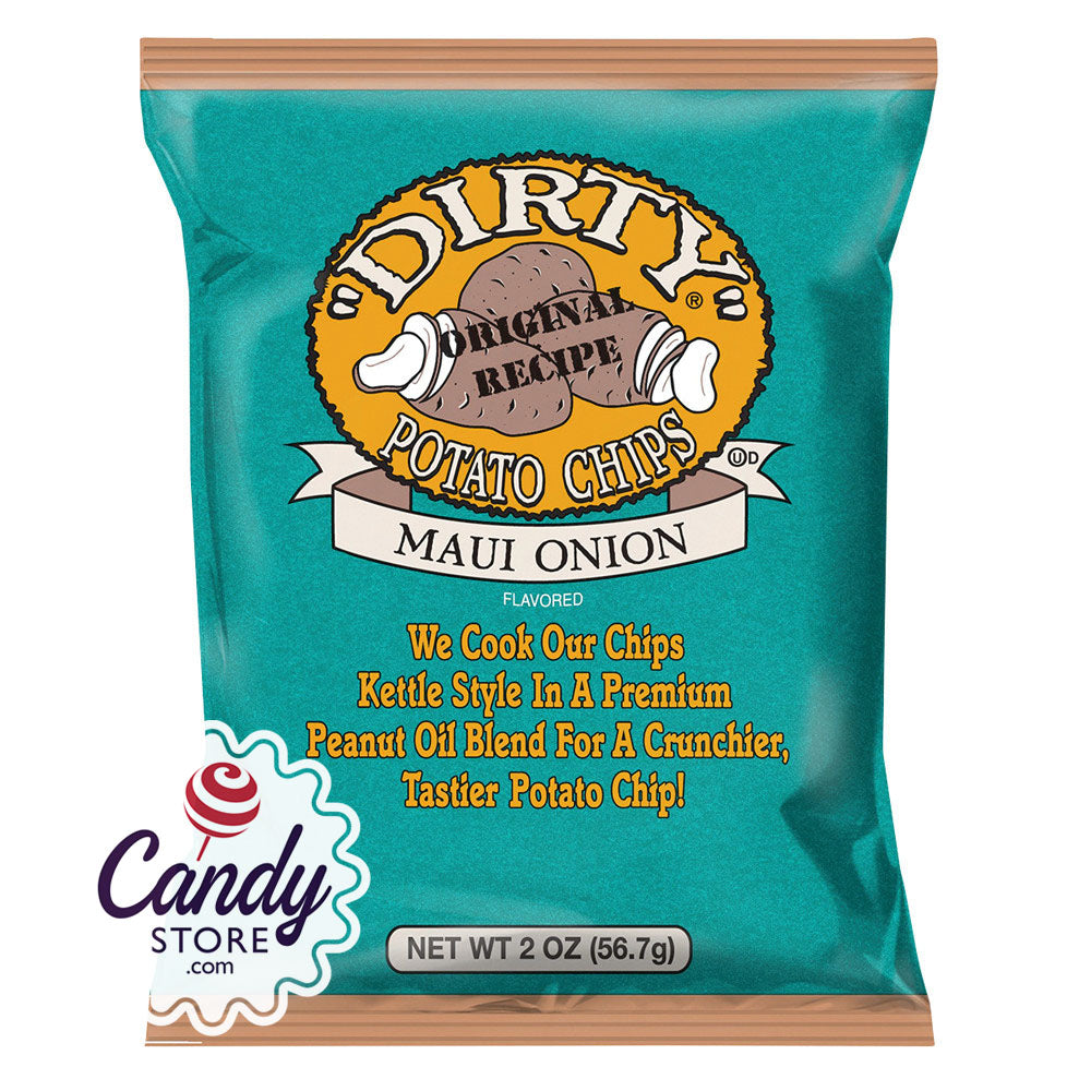 Dirty Maui Onion Potato Chips 2oz Bags 25ct