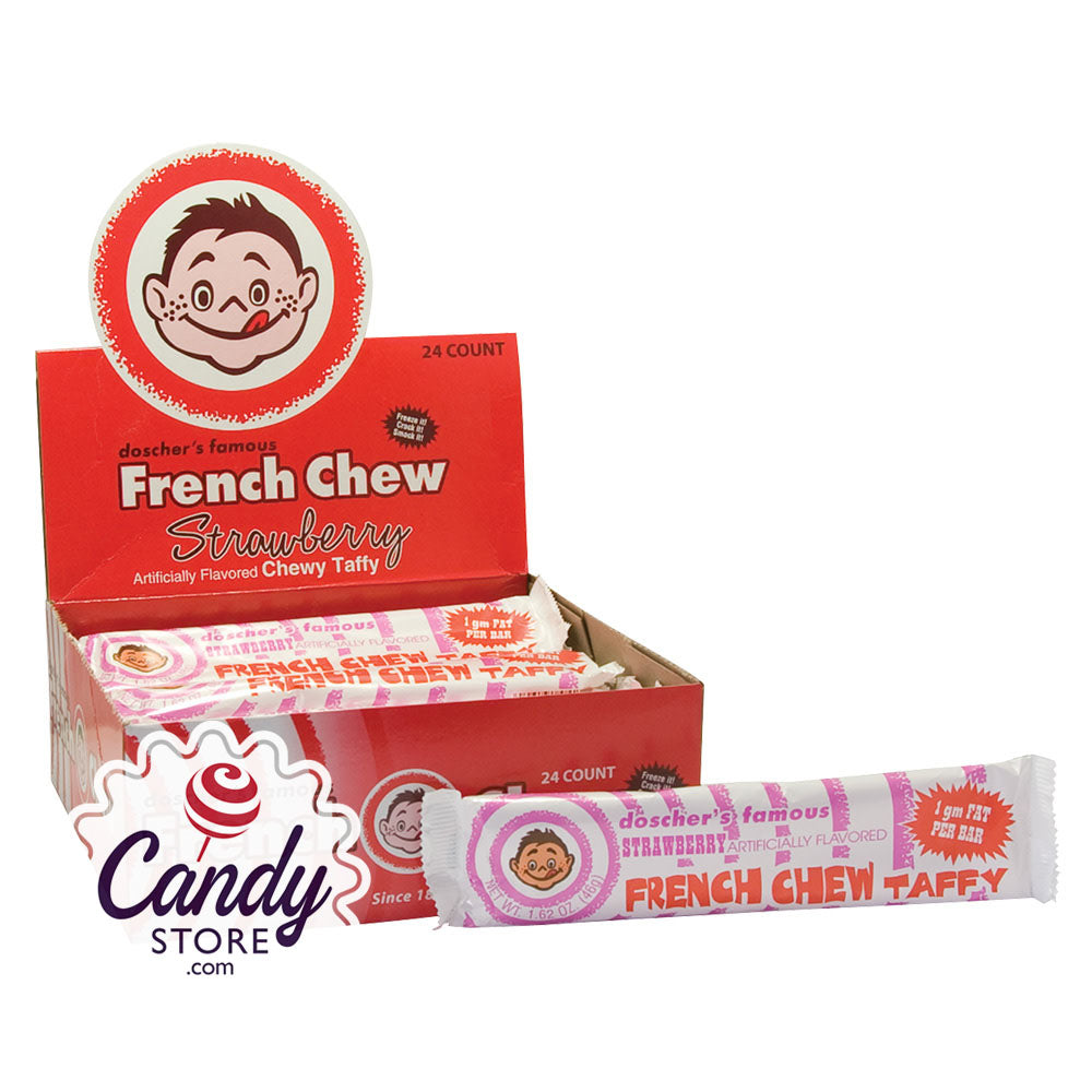 Doscher's Strawberry French Chew Taffy 1.62oz 24ct