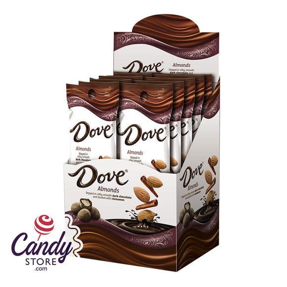 Dove Dark Chocolate Cinnamon Dusted Almonds 1.6oz - 10ct CandyStore.com
