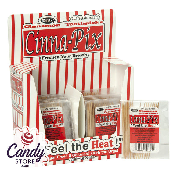 Espeez Cinnamon Toothpicks Packet - 24ct CandyStore.com