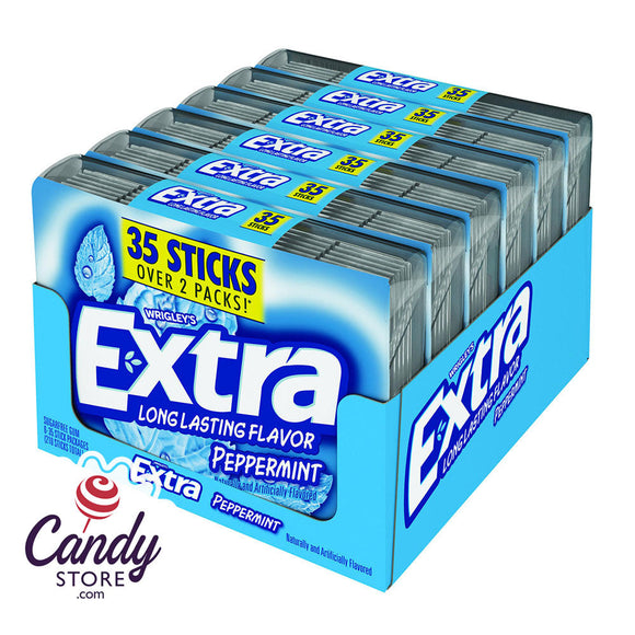 Extra Peppermint Gum Mega Pack 3.33oz - 6ct CandyStore.com