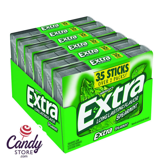 Extra Spearmint Gum Mega Pack 4.13oz - 6ct CandyStore.com