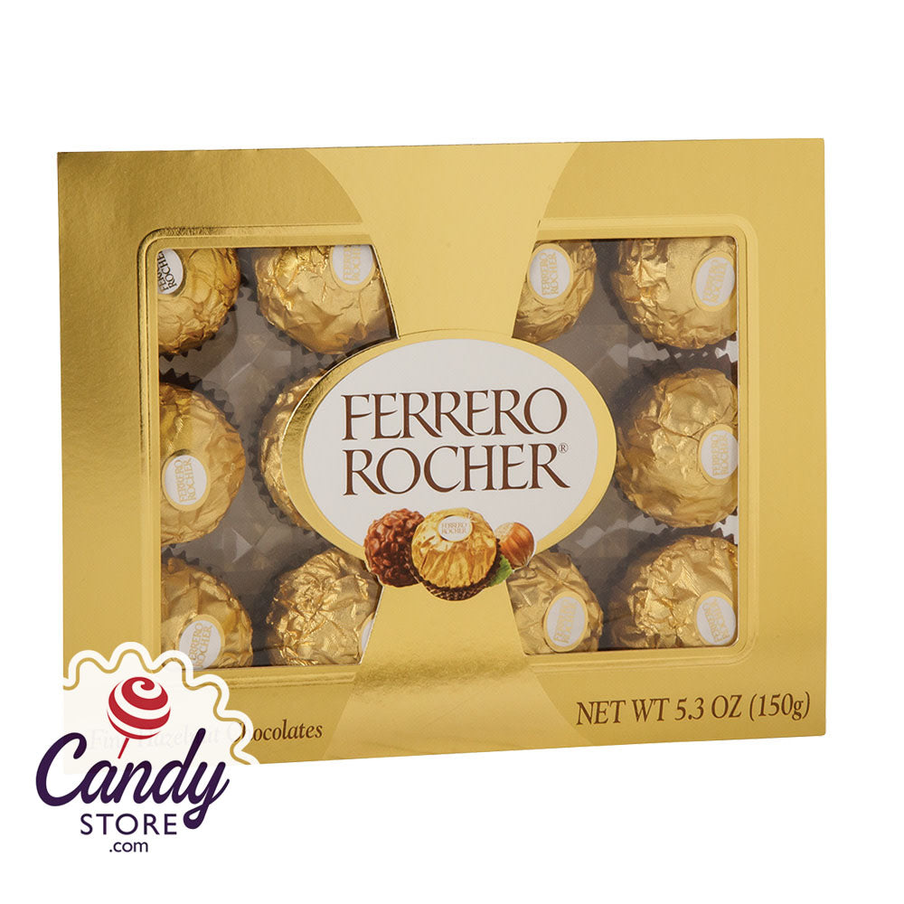 Ferrero Rocher 12 Pc 5.3oz Box - 12ct | CandyStore.com