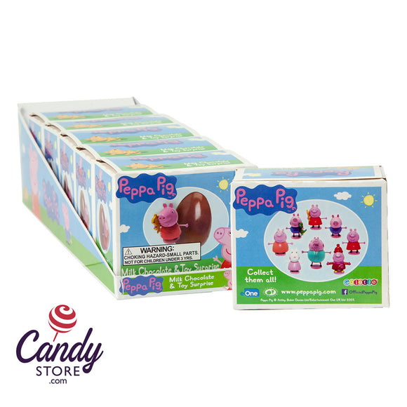 Finders Keepers Peppa Pig Chocolate And Toy Surprise 0.7oz - 6ct CandyStore.com