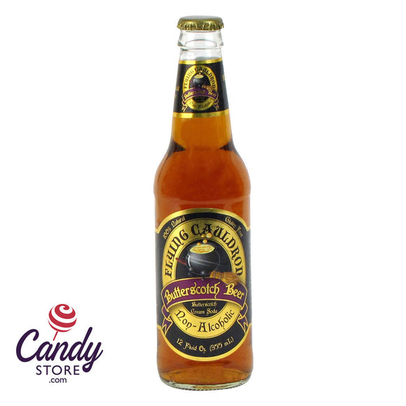 Flying Cauldron Butterscotch Beer Soda 12oz Bottle - 24ct CandyStore.com