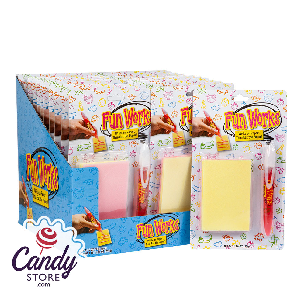 FUN WORKS EDIBLE PAPER AND EDIBLE INK PEN – Candy World USA
