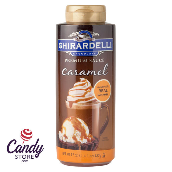 Ghirardelli Caramel Sauce 17oz Bottle - 6ct CandyStore.com