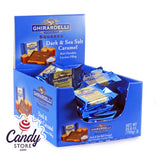 Ghirardelli Dark Chocolate and Sea Salt Caramel Squares Caddy - 50ct CandyStore.com