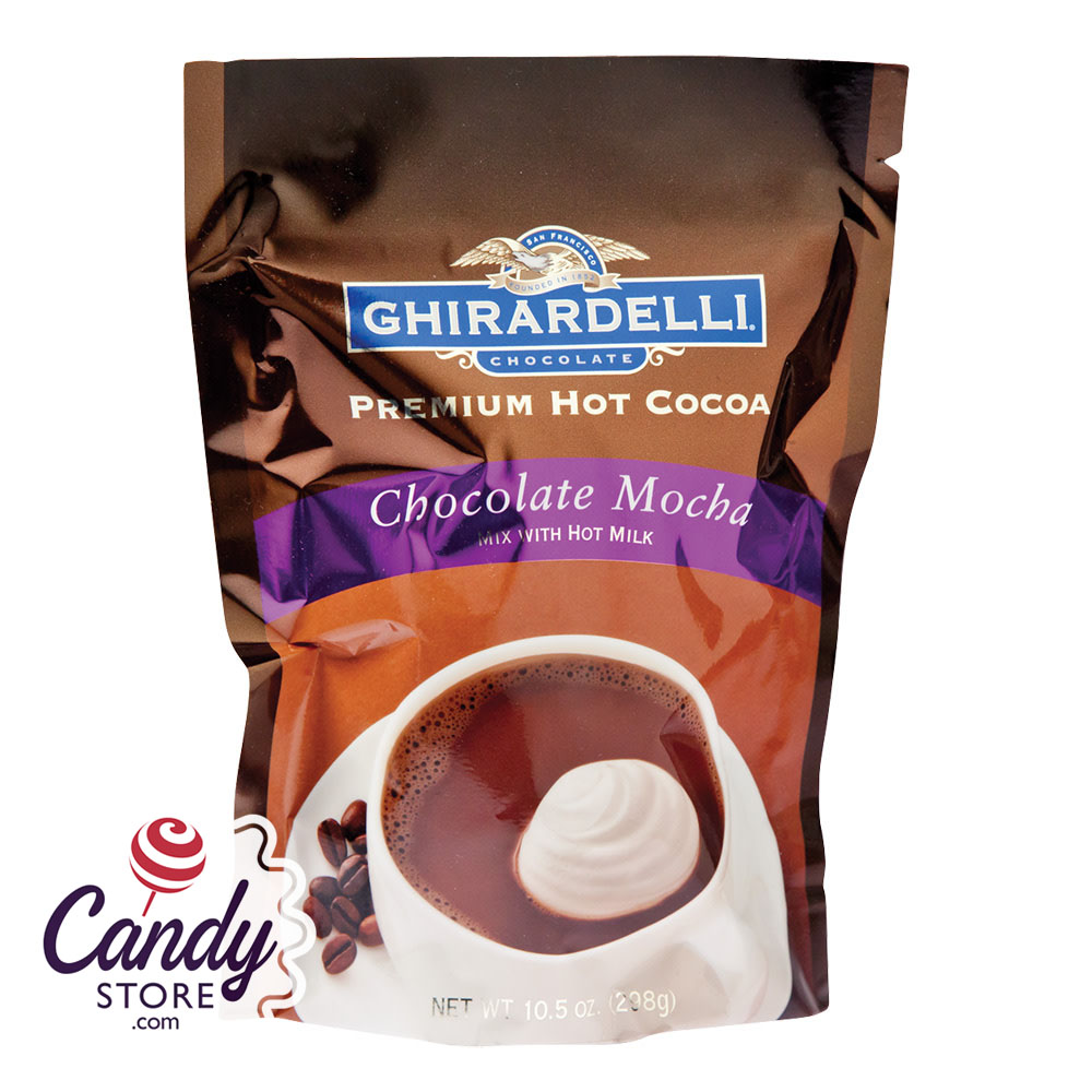 Ghirardelli Mocha Hot Chocolate 10.5oz Pouch - 6ct – CandyStore.com