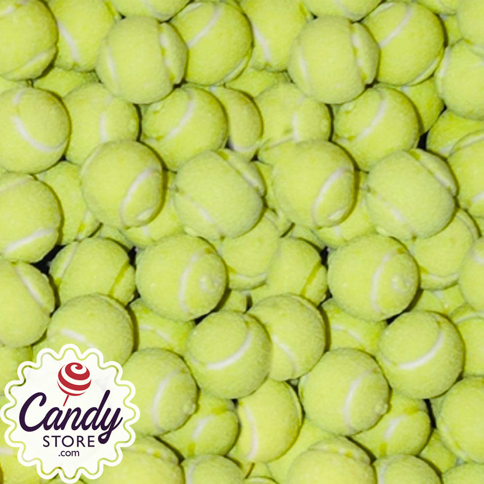 Tennis Ball Sour Gumballs PowderFilled 5lb
