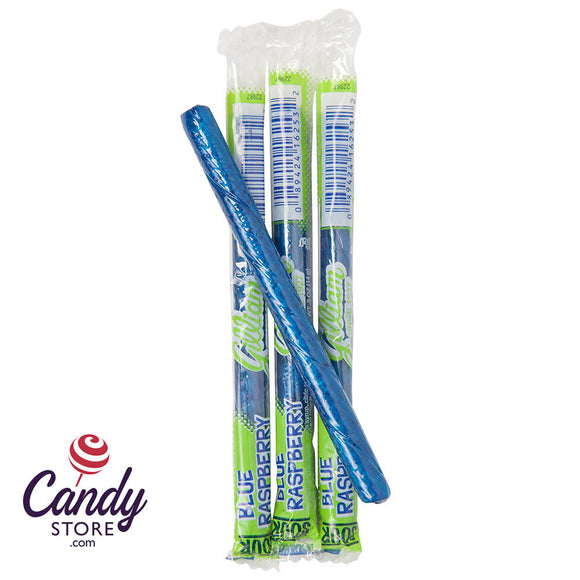 Gilliam Sour Blue Raspberry Stick Candy - 80ct CandyStore.com