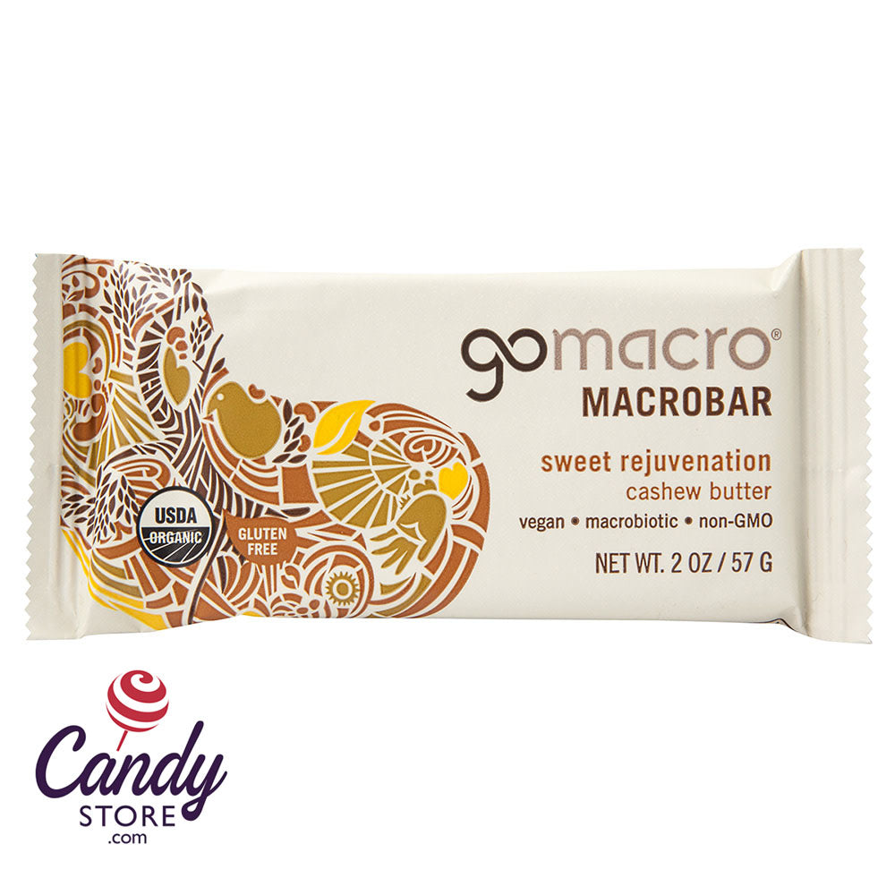 Go Macro Cashew Butter 2.3oz Bar 12ct