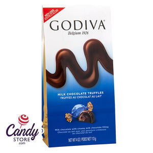 Godiva Milk Chocolate Truffles 4oz Bag - 6ct CandyStore.com