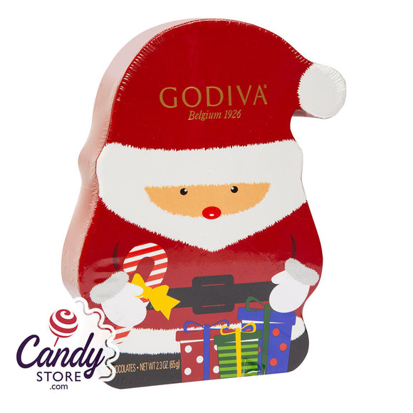 Godiva Santa 8-Piece 2.3oz Box - 6ct CandyStore.com