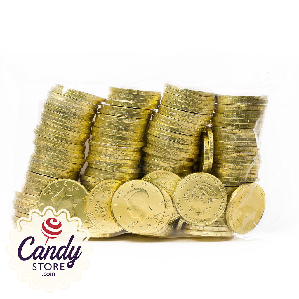 Gold Chocolate Coins 6lb Bulk