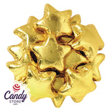 Gold Milk Chocolate Stars - 5lb CandyStore.com