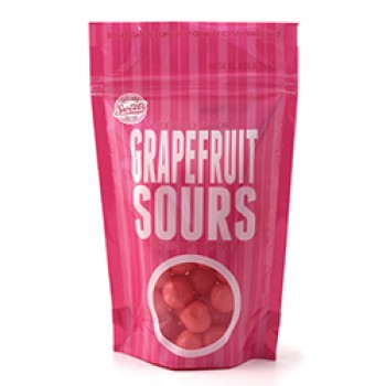 Grapefruit Fruit Sours Stand-Up Pouch - 12ct CandyStore.com