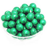 Green Foil Chocolate Balls - 10lb CandyStore.com