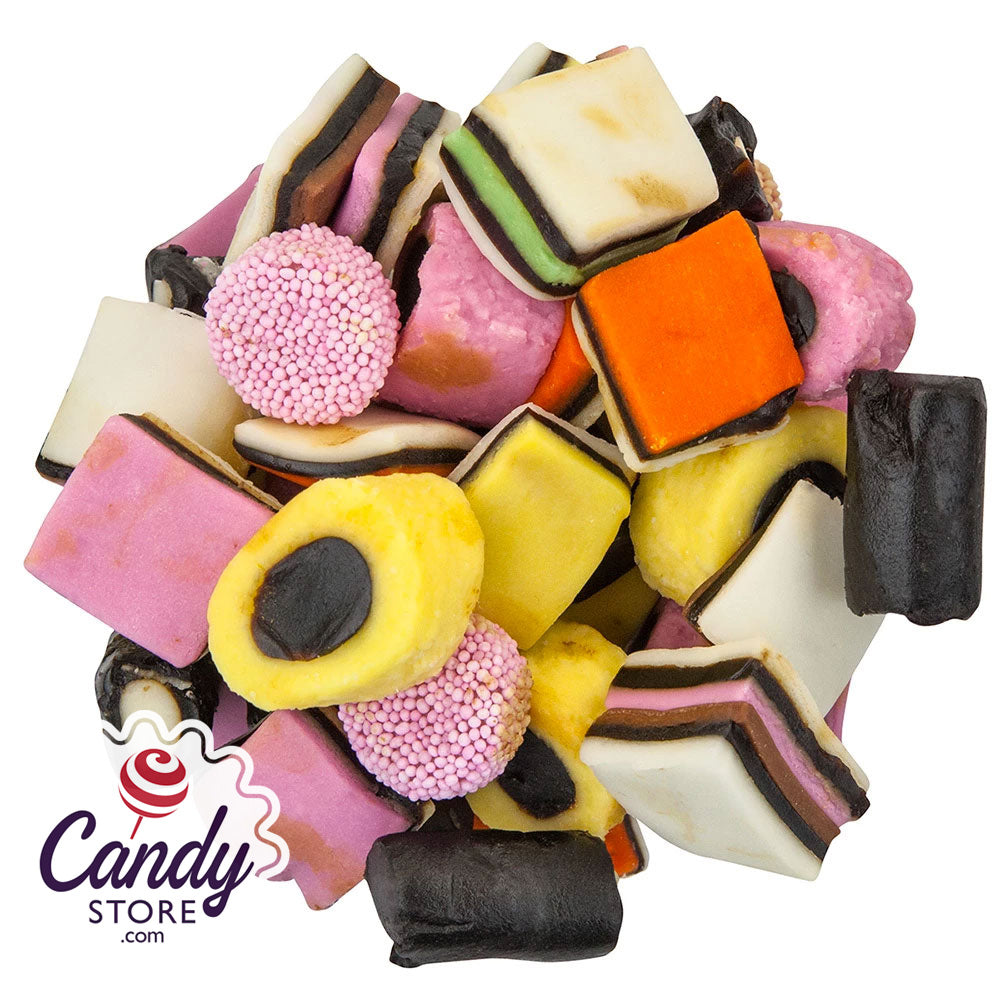 English Licorice Allsorts, 10lb Bulk Bag, Gustaf's Brand, Classic Candy Assortment